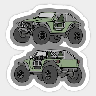 offroad car Sticker